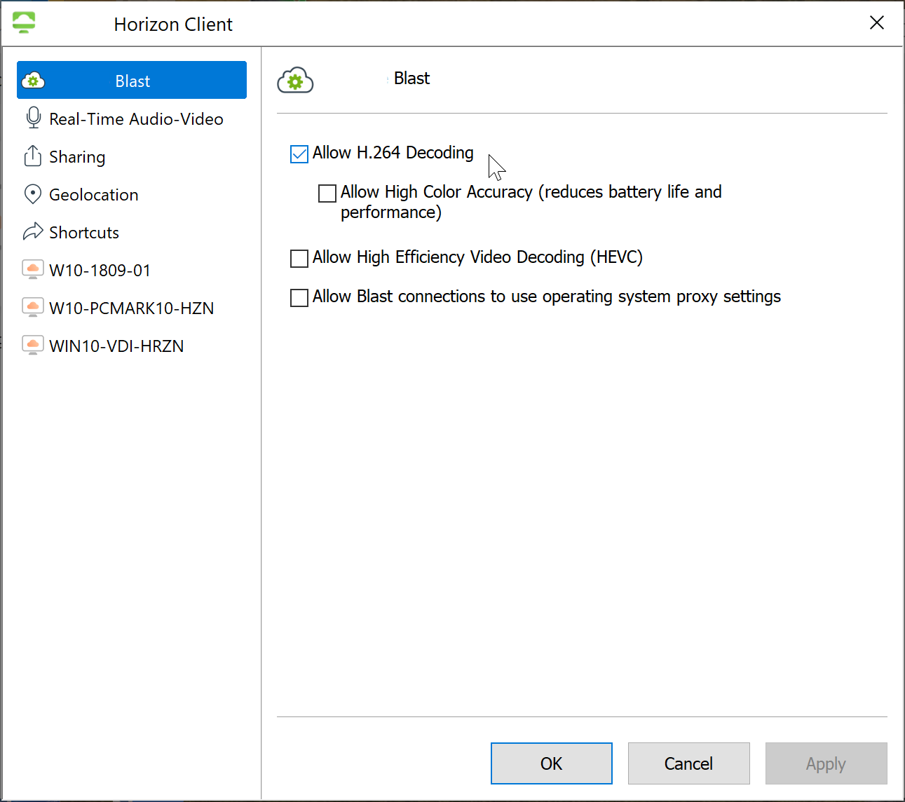 A certain blast network port number or horizon blast ports are used with this display protocol.
