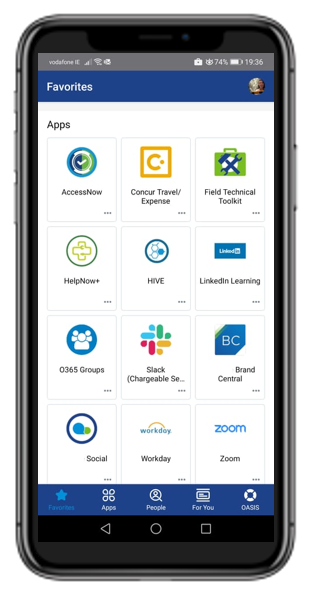 Workspace ONE Intelligent Hub app or myworkspaceone.