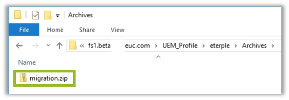 migration.zip file