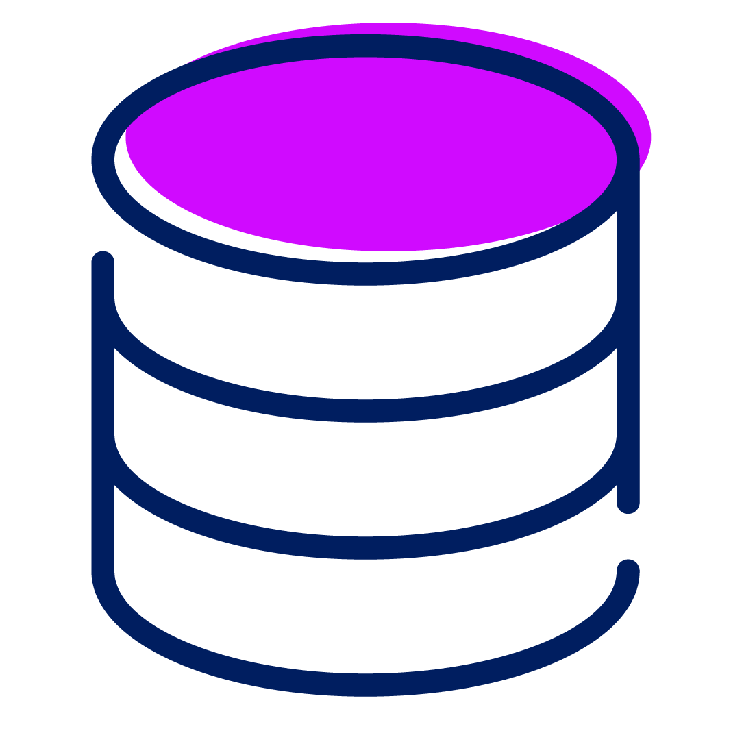 A purple and black cylinder

Description automatically generated