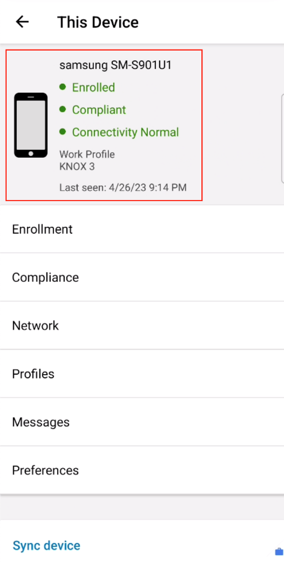 A screenshot of a phone

Description automatically generated
