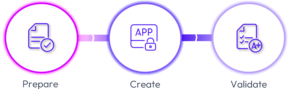 A logo of a application</p>
<p>Description automatically generated