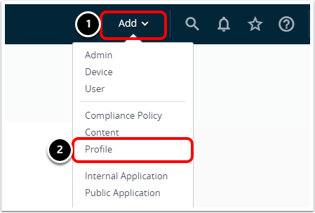 Add Windows 10 device profile when configuring BitLocker for Windows 10.