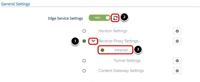A screenshot of a service setting
Description automatically generated