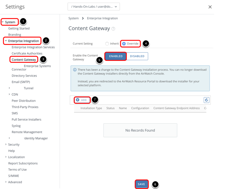 Enabling Content Gateway